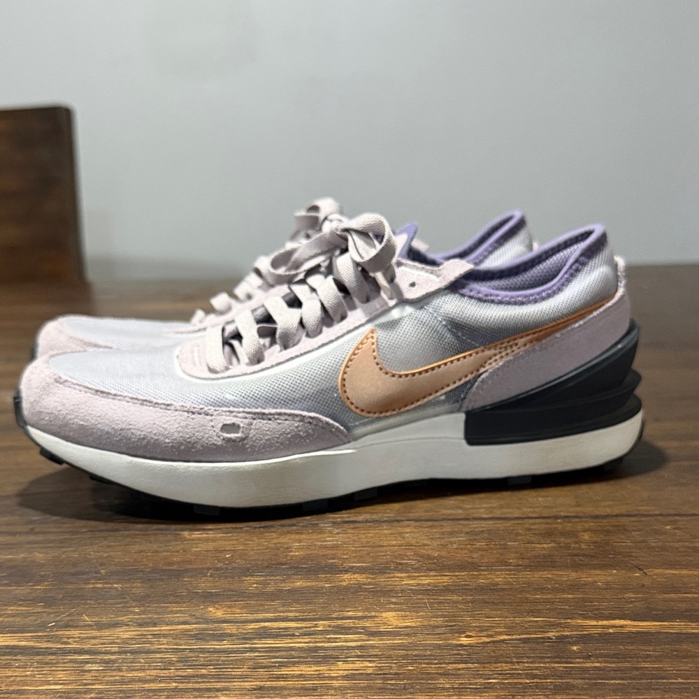Nike Waffle One Amethyst Ash Runner Sneakers